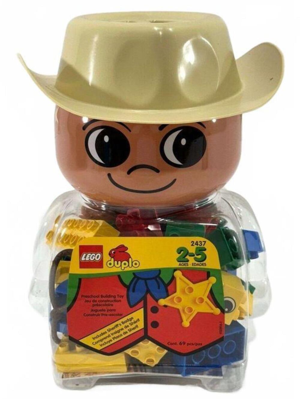 Vintage Lego Duplo 2437 Sheriff Jake Cowboy Horse 1998